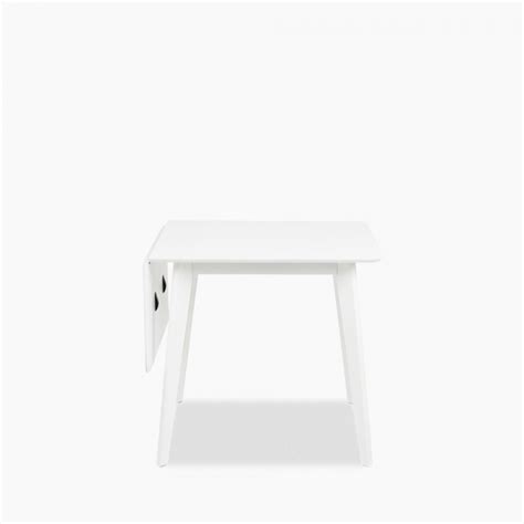 Roxby 4 Seat Extendable Wooden Dining Table, White | Cult Furniture