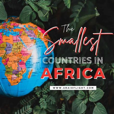 Revealed: The SMALLEST Country in Africa 2025 | Ranked by Size + Population | Small African ...