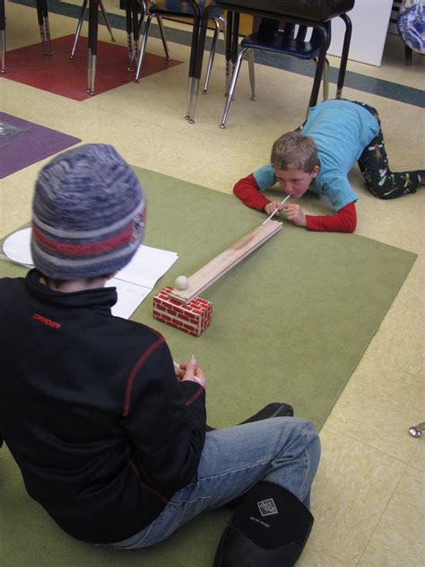 Mrs. Pierce's Fabulous Class: Force and Motion Experiments With Our First Grade Buddies!