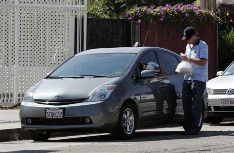 Leonardo DiCaprio,a vocal advocate for the environment, owns a Toyota Prius. | Celebrity cars ...