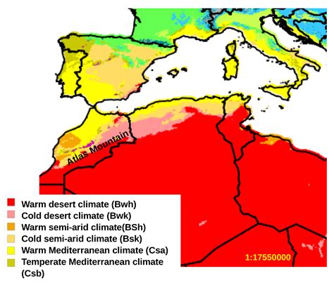 Climate Map Of North Africa