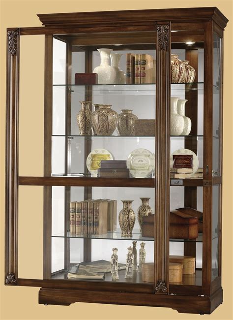 Wall Mounted Curio Cabinet | Curio cabinet, Cherry curio cabinet, Cheap ...