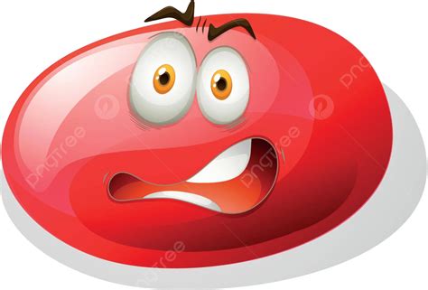 Red Facial Expression Slime Eyes Graphic Face Vector, Eyes, Graphic, Face PNG and Vector with ...