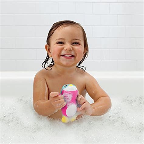 Munchkin® Wind Up Swimming Penguin Baby and Toddler Bath Toy, Pink ...