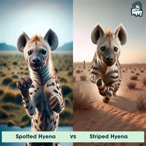 Spotted Hyena vs Striped Hyena: See Who Wins | Animal Matchup