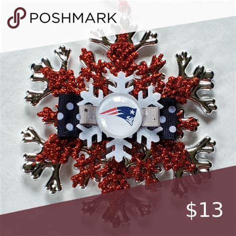 New England Patriots Ornament NFL Football Newton | New england patriots, Holiday ornaments, Crafts