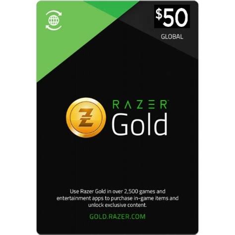 Razer Gold Gift Card 50$ (USD) Global | Konga Online Shopping