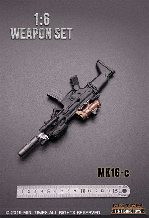 MK16 Assault Rifle (Black) Mini Times - Machinegun