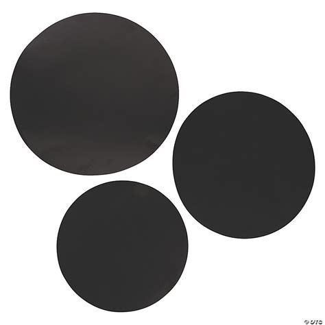 Large Black Dot Cutouts - 12 Pc. | Oriental Trading