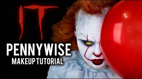 IT - PENNYWISE | HALLOWEEN COSTUME MAKEUP TUTORIAL - YouTube | Costume makeup tutorial ...