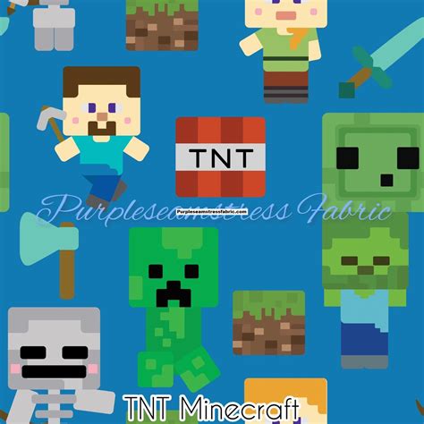 TNT Minecraft – Purpleseamstress Fabric