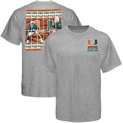 Miami Hurricanes Football T-Shirts - Unique College T-Shirts