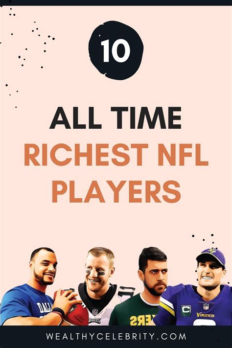 The 10 Richest NFL Players in the World, Ranked by Net Worth in 2024 | Nfl players, Nfl, Richest ...