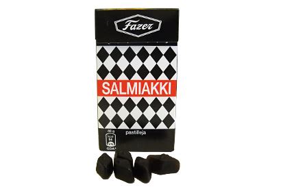 Fazer Salmiakki Pastilles - Salty liquorice candy