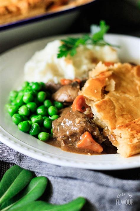 Steak and ale pie with mushrooms – Artofit