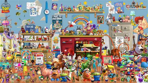 Download Toy Story Hele Figurer Wallpaper | Wallpapers.com
