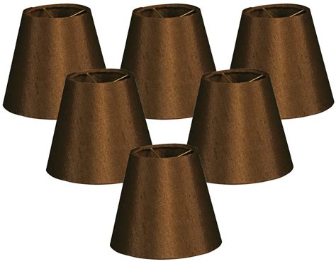 6" Shantung Silk Empire Lamp Shade | Brown chandeliers, Lamp shade, Lamp