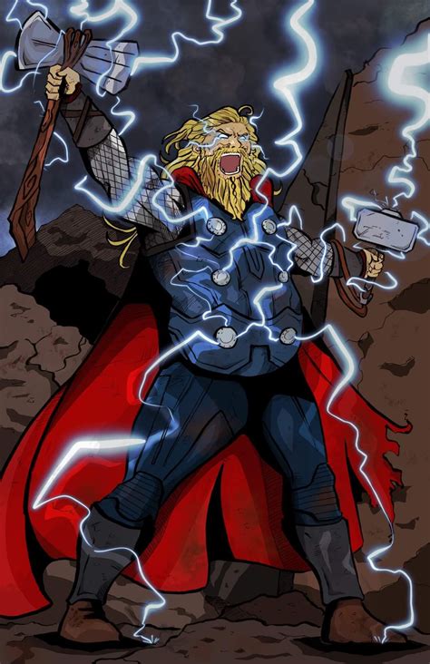 ArtStation - Fat Thor