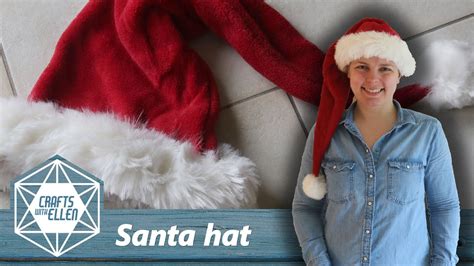 How to make a Santa hat | Sewing tutorial - YouTube