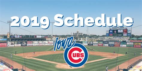 Iowa Cubs Set 2019 Schedule | MiLB.com