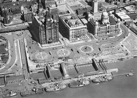 Liverpool waterfront 1946. | Liverpool docks, Liverpool waterfront ...