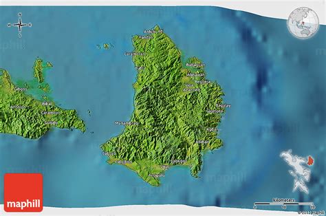 Satellite 3D Map of Catanduanes