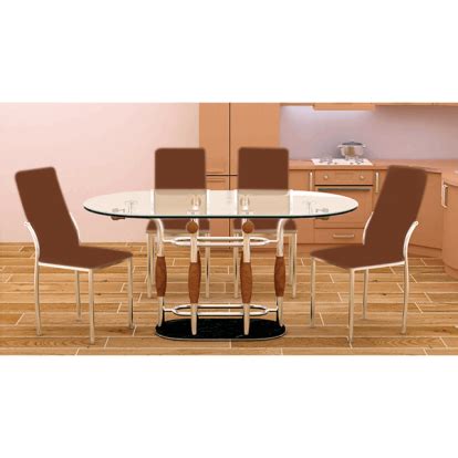 Four-Seater Dining Table Set without glass