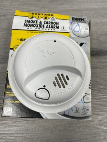 First Alert BRK 9120B Hardwired AC Powered Smoke Detector Alarm w/Battery Backup | eBay