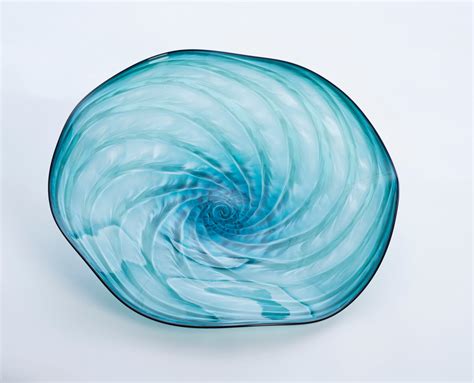 Teal Shell Platter