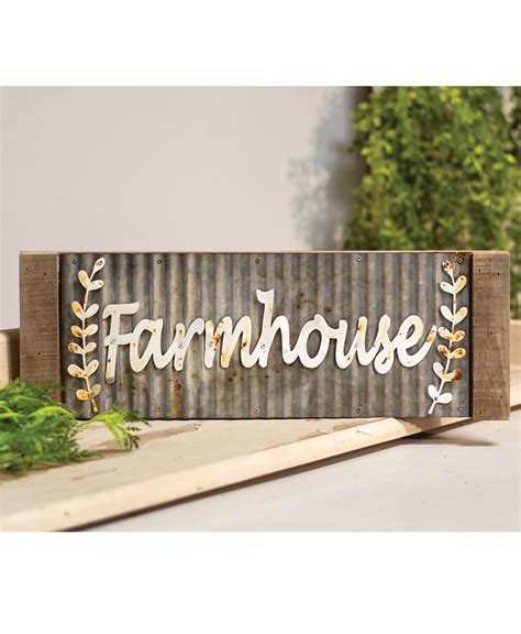 Col House Designs - Wholesale| Framed Galvanized Metal Farmhouse Wall ...