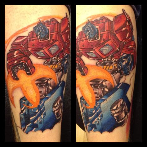 Optimus prime tattoo gen 1 by DaneTattoo on DeviantArt