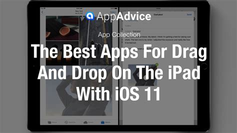 drag and drop apps ios 11