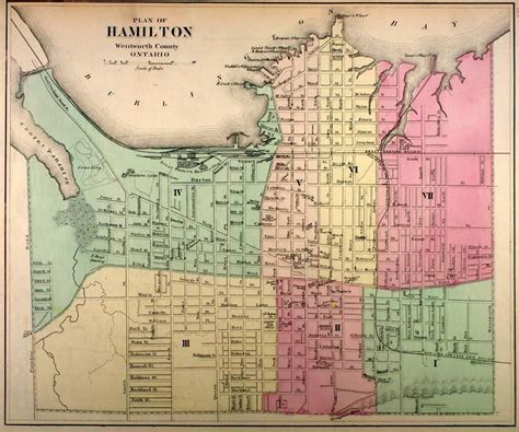 Old Maps Of Hamilton Ontario