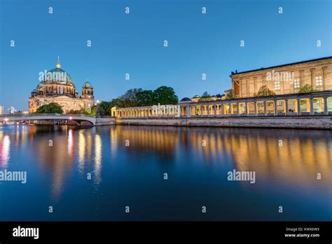 Museum Island and cathedral in Berlin at dusk Stock Photo - Alamy