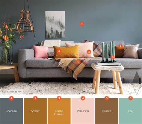 57+ Living Room Color Schemes To Make Color Harmony In Yours