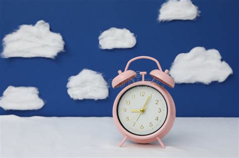 Concept of Sleep and Wake Up with Alarm Clock Stock Photo - Image of ...