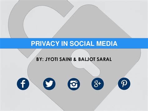 Privacy Issues in Social Media