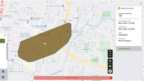 Outage map: 105K without power in second day of Evergy blackouts