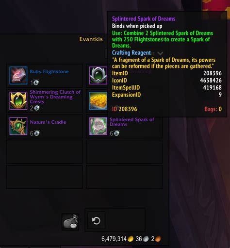 Splintered Spark of Dreams Now Available from Great Vault Pity Vendor - Noticias de Wowhead