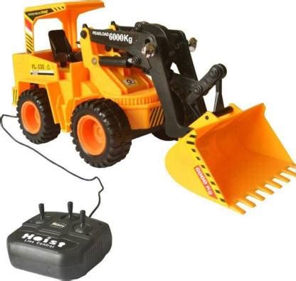 Wired Remote Control Battery Operated JCB Crane Truck Toy - 4 Way