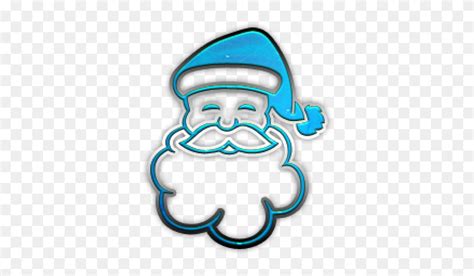 Blue Santa Claus Clipart - Png Download (#5290743) - PinClipart