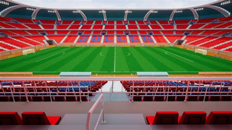 Red Stadium in Environments - UE Marketplace