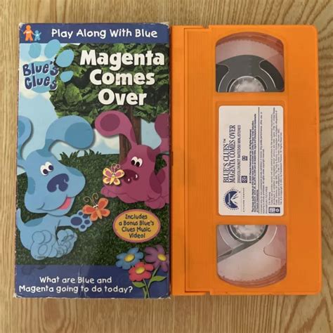 BLUES CLUES - Magenta Comes Over (VHS, 2000) $12.99 - PicClick