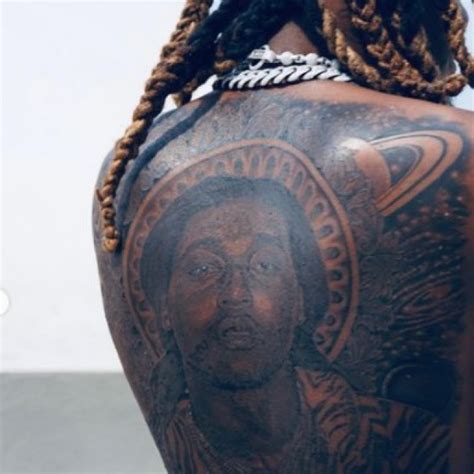 Offset gets full back tattoo of Takeoff in memory of his late cousin