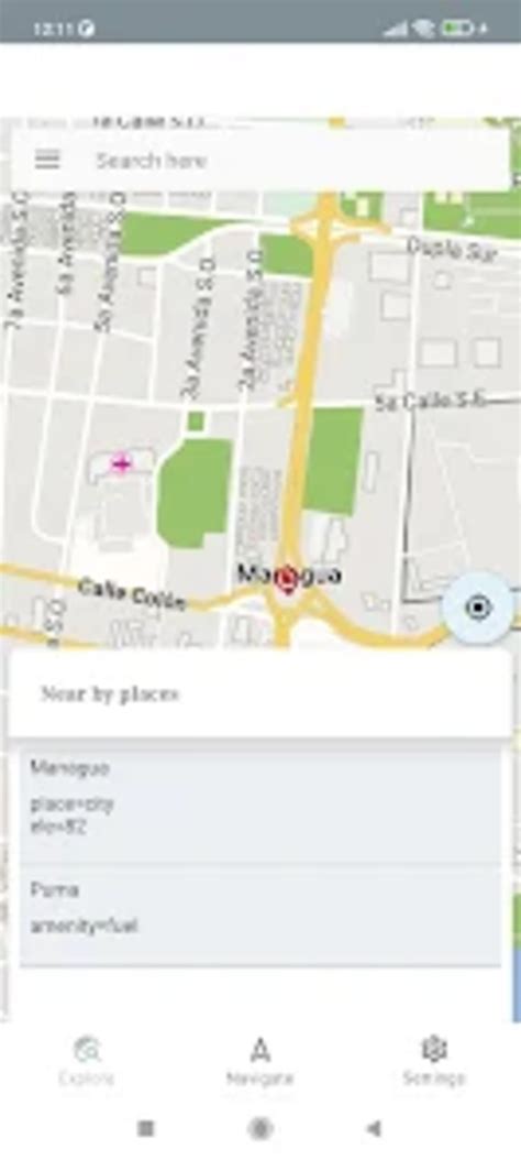 Managua Nicaragua Offline Map for Android - Download