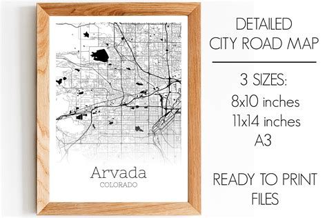 Arvada Colorado City Map Graphic by SVGExpress · Creative Fabrica