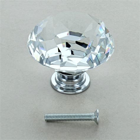 Crystal Cabinet Knobs Glass Kitchen Cupboard Knobs By G Decor