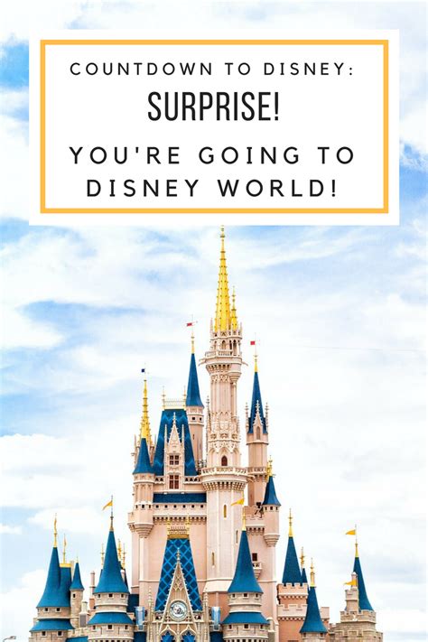 Countdown to Disney: Surprise, You're Going to Disney World! - A Grande ...