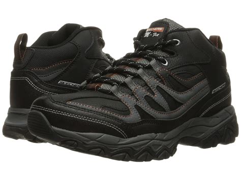 SKECHERS Afterburn M. Fit Mid at Zappos.com