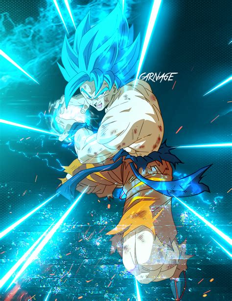 Goku SSGSS - Kamehameha, Dragon Ball Super | Anime dragon ball goku ...